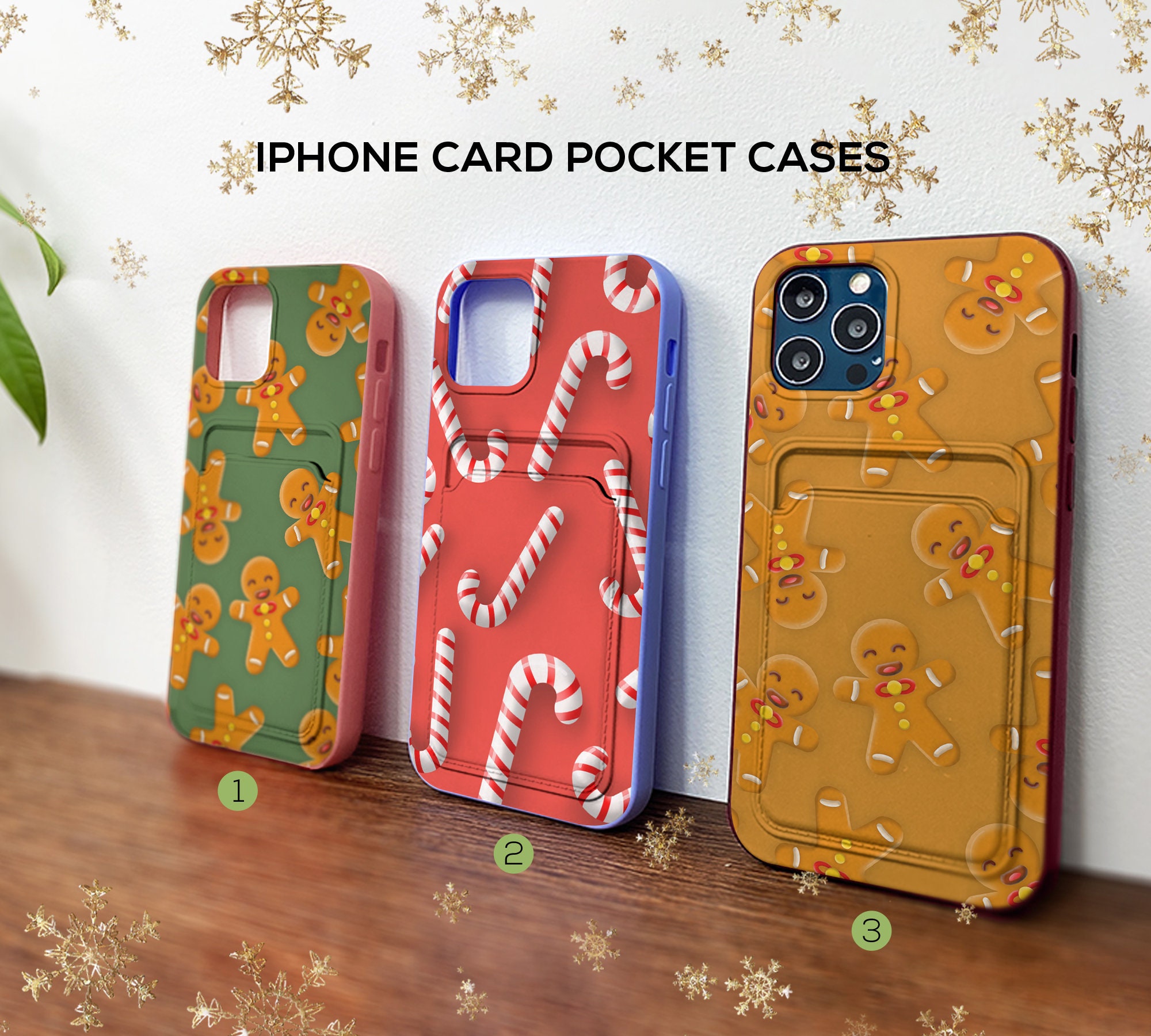 Christmas Card Pocket Case for Iphone 13 Pro Iphone 12 Pro Max Etsy UK
