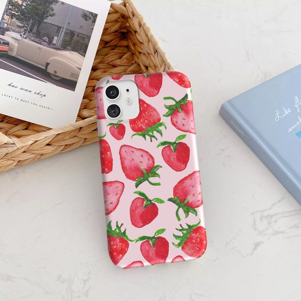 Strawberry case for Google Pixel 7 pro 5 Pixel 4A 5G OnePlus Nord N10 5G Pixel 4 xl Pixel 3A XL OnePlus 9 Pro OnePlus Nord N100 N200 in215