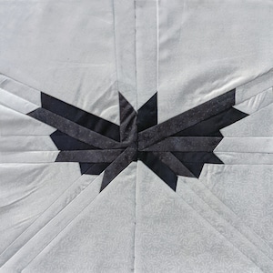 Bat Foundation Paper Piecing Quilt Block Pattern
