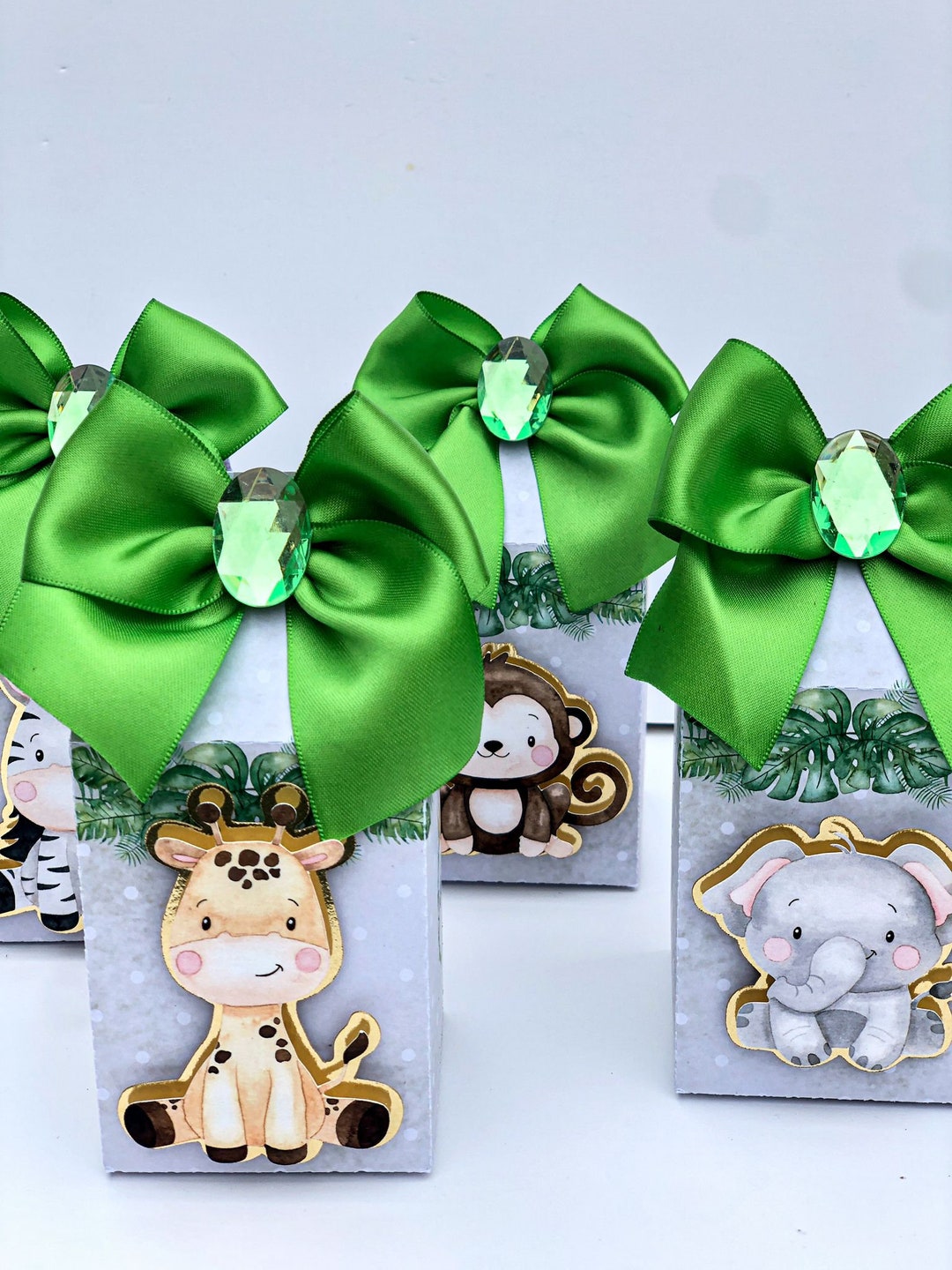 Safari Party Favor Milk Box, Custom Safari Party Decor. Jungle Themed