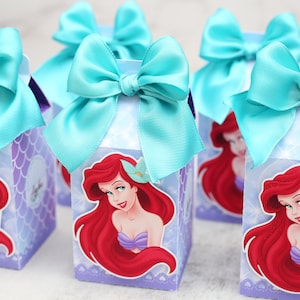 The Little Mermaid Favor Box, Ariel little mermaid inspired candy box, Ariel little mermaid inspired candy box, Princess Ariel Candy Box