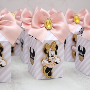 Minnie Mouse Favor Box, Minnie Mouse Favor Bags, Minnie Mouse Party Decorations, Minnie Mouse Party Supply, Minnie Mouse Party Favor