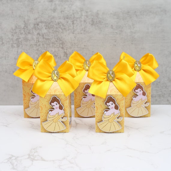 Beauty and the Beast Favors, Beauty and the Beast Gifts, Princess Favors  Box, Princess Favor Bag, Princess Party Decoration, Princess Party 