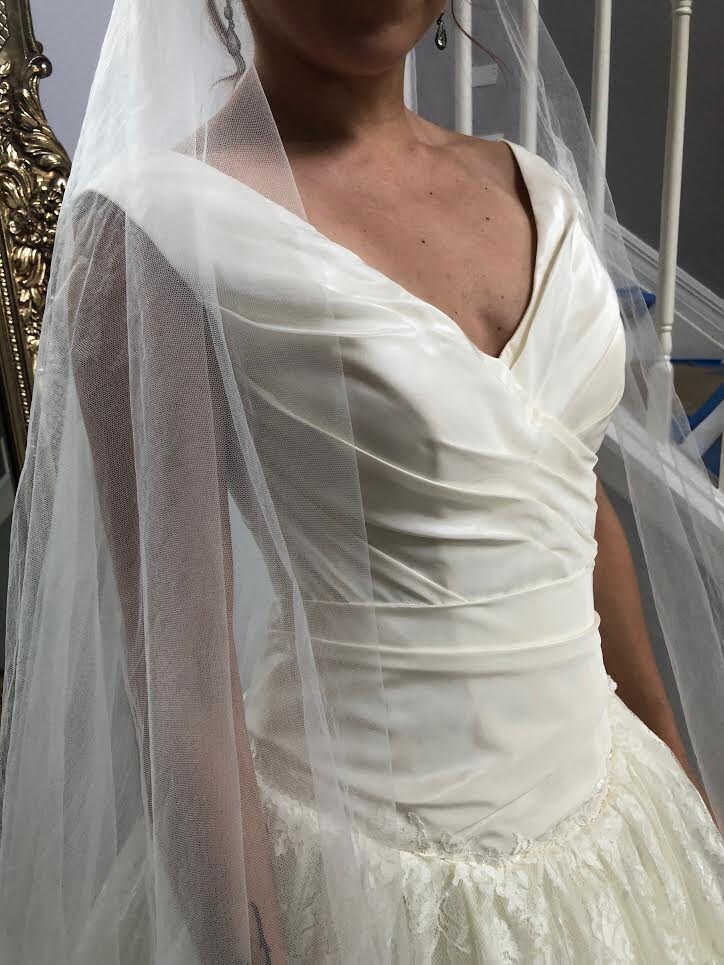 Off White Elegant Wedding Dress - Etsy