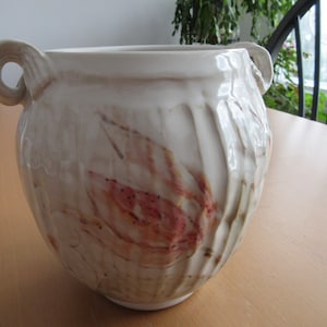 Porta utensilios, Maceta, Jarrón, Cerámica, Alfarería, Torneado, Pintado a mano, Estriado