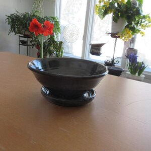 Berry Bowl, 6"x3", blue, pottery, wheel thrown