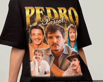 Pedro Pascal Retro Bootleg Shirt - Pedro Pascal 90s T-shirt - Javier Peña - Pedro Pascal Fan Gift - Pedro Pascal Tribute Actor