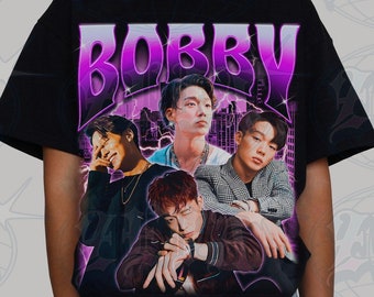 iKON Bobby Retro 90s Tee - iKON Kpop Shirt - Kpop T-shirt - Kpop Gift for her or him - Kpop Retro Bootleg Tee