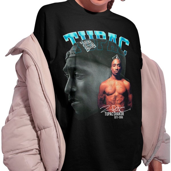 Tupac Bootleg T-shirt, Rap T-shirt,  2Pac, Hip Hop Tee, Streetwear, Rap Clothing