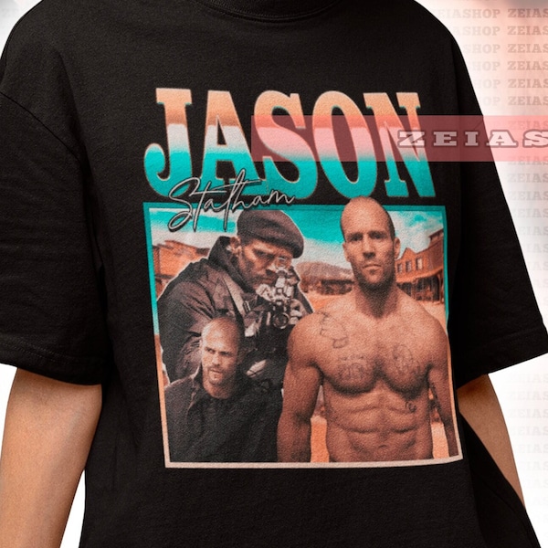 Retro Jason Statham T-shirt - Jason Statham Sweatshirt - Jason Statham Merch - Jason Statham Gift for her or him - Jason Statham Tee