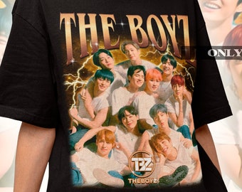 Chemise Bootleg Boyz - T-shirt rétro kpop - Merch Kpop - Chemise rétro des années 90 Boyz - T-shirt Fan Boyz - Sweat à capuche Boyz