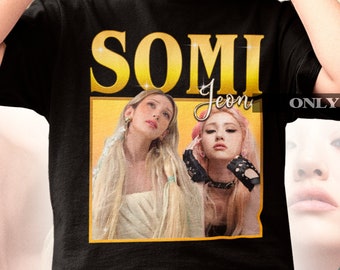 Jeon Somi Retro Classic Camiseta - Somi Retro Tee - Kpop Merch - Camisa Kpop - Regalo Kpop - Jeon Somi Fan Tee - Somi Kpop Idol Shirt