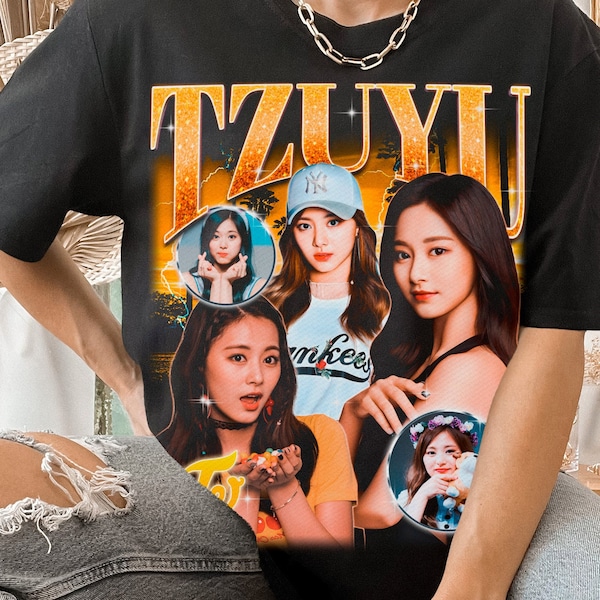 Twice Tzuyu Bootleg T-shirt - Twice Shirt - Kpop Shirt - Kpop Merch - Twice Clothing - Kpop Gift for he and him - Rap Hip hop Tee