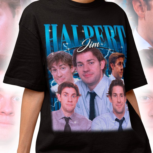 Retro Jim Halpert Shirt - Jim Halpert Sweatshirt - The Office Tv Show Tee - Michael Scott - Dwight Schrute - John Krasinski Fan Shirt