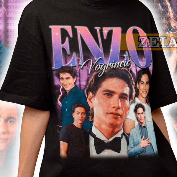 Camisa retro de los años 90 de Enzo Vogrincic, sudadera de Enzo Vogrincic, merchandising de fans de Enzo Vogrincic, regalo de Enzo Vogrincic, camiseta de Enzo Vogrincic