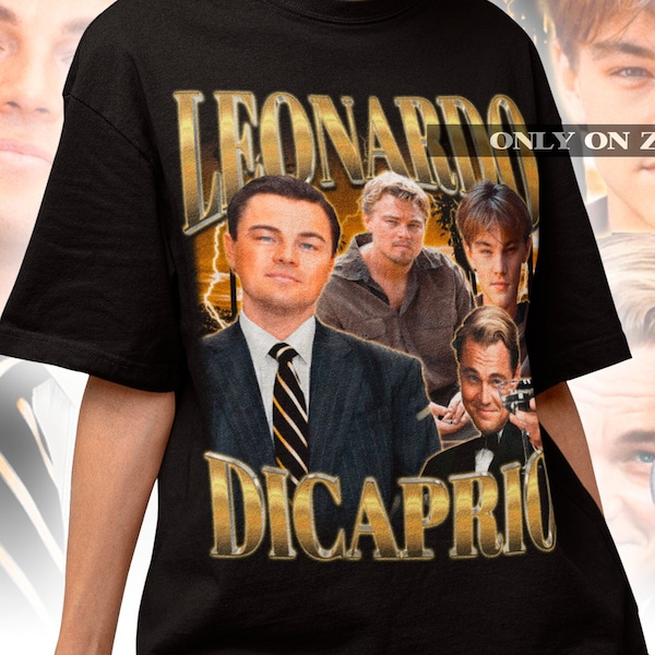 Leonardo Dicaprio Bootleg Shirt - Leonardo Dicaprio Sweatshirt - Leonardo Dicaprio 25th Tee - Leonardo Dicaprio Merch - Dicaprio Fan Tee