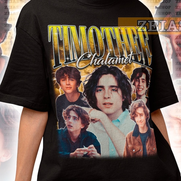 Timothee Chalamet Retro 90s Shirt, Timothee Chalamet Sweatshirt, Timothee Chalamet Fan Merch, Timothee Chalamet Gift, Timothee Chalamet Tee