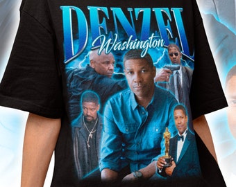 T-shirt unisexe Denzel Washington rétro - sweat-shirt Denzel Washington - cadeaux de fan Denzel Washington pour elle ou lui - t-shirt Denzel Washington