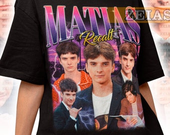 Camisa Matias Recalt Retro de los años 90, Suéter Matias Recalt, Regalo de fan de Matias Recalt, Merch Matias Recalt, Enzo Vogrincic, Camiseta Matias Recalt