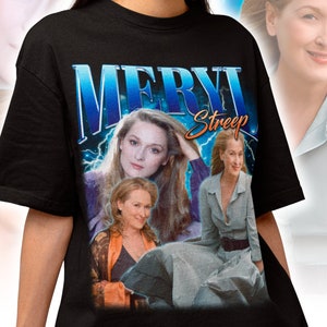 Meryl Streep Retro 90s Shirt - Meryl Streep Bootleg Sweater - Meryl Streep Fan Merch - Meryl Streep Gift for her or him - Meryl Streep Tee