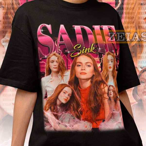 Sadie Sink Retro Shirt, Sadie Sink Sweater, Sadie Sink Homage, Sadie Sink Fan Gift, Sadie Sink Merch, Sadie Sink Tee