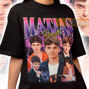 Camisa Matias Recalt Retro de los años 90, Suéter Matias Recalt, Regalo de fan de Matias Recalt, Merch Matias Recalt, Enzo Vogrincic, Camiseta Matias Recalt imagen 1