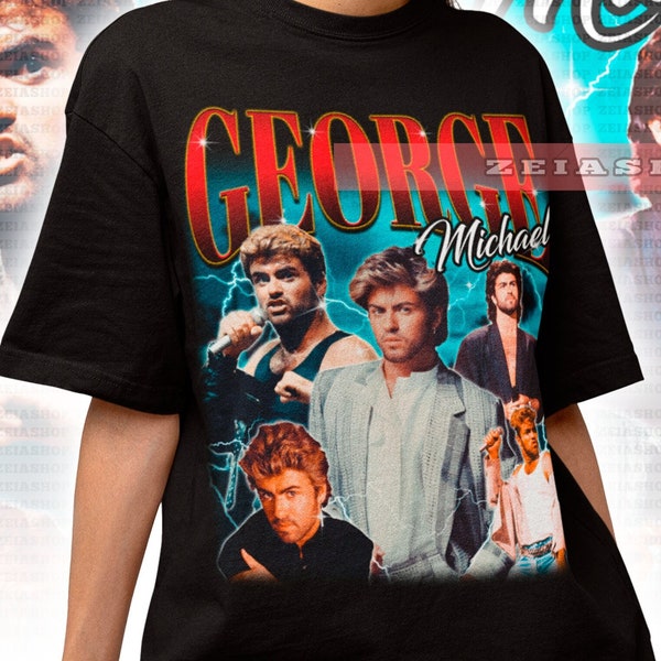 George Michael Retro 90s Shirt, George Michael Sweater, Careless Whisperer, George Michael Fan Merch, George Michael Homage, Retro Rap Tee