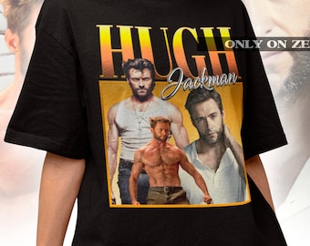 Hugh Jackman Retro 90s Shirt - Hugh Jackman T-shirt - Hugh Jackman Hoodie - Hugh Jackman Sweatshirt - Hugh Jackman Fan Gift - Hugh Jackman