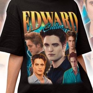 Edward Cullen Retro 90s Shirt Edward Cullen Sweatshirt Robert Pattinson T-shirt Edward Cullen Fan Gift Edward Cullen Merch image 1