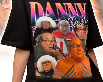 Camiseta Danny DeVito Retro 90s - Sudadera y sudadera con capucha Danny DeVito - Regalo de fan de Danny DeVito - Camisa Danny DeVito Merch - Camiseta Danny DeVito
