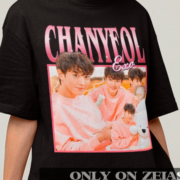 Exo Chanyeol Retro Classic T-shirt - Kpop Bootleg Shirt - Kpop Merch - Kpop  Gift for her or him - Exo Shirt