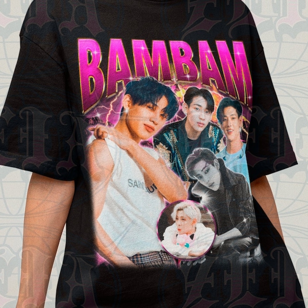 Got7 Bambam Retro Bootleg T-shirt - Got7 Kpop Tee - Kpop Merch - Kpop Gift for her or him - Got7 Retro Shirt