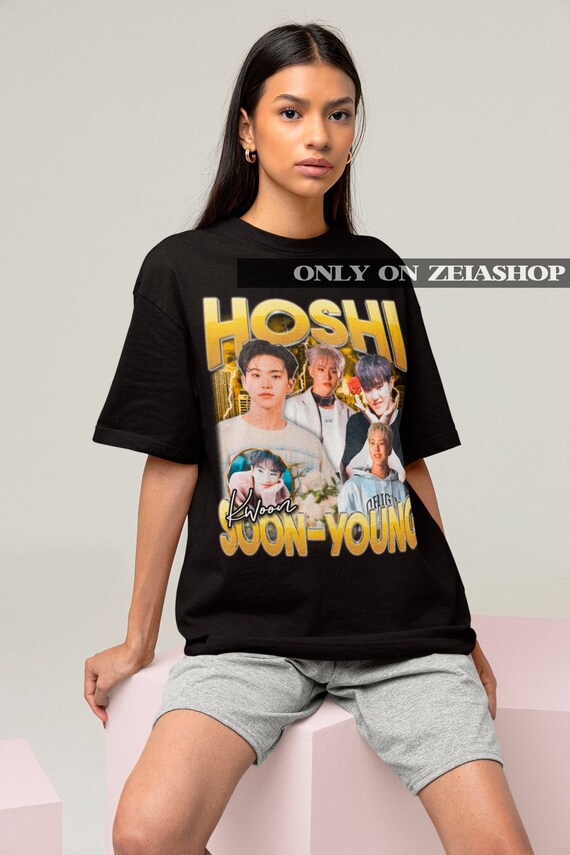 Seventeen Hoshi Retro 90s T-shirt Seventeen Kpop Tee Kpop Merch 
