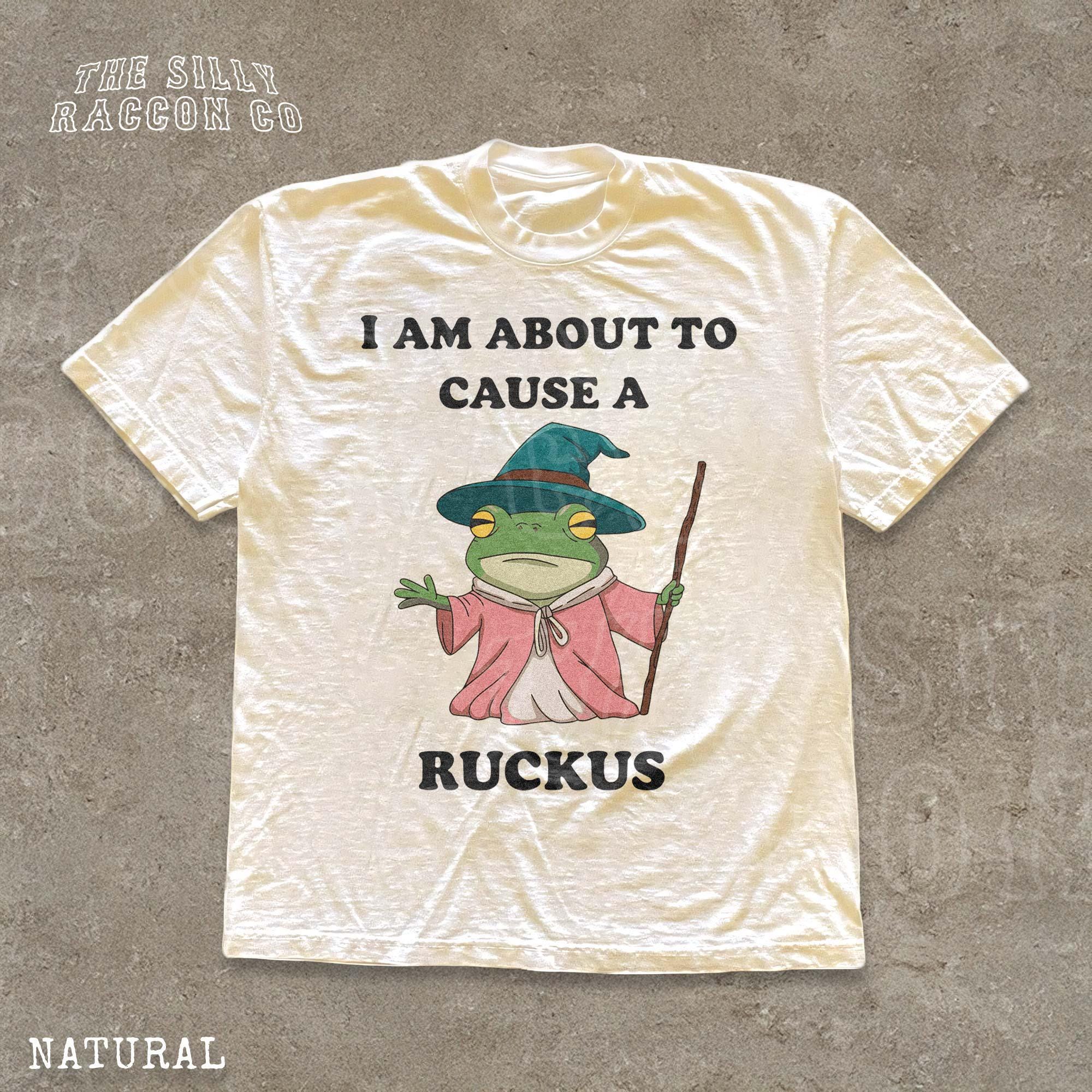 Vintage Wizard Frog T-shirt, Fantasy Frog Tee for Men Women, I Am