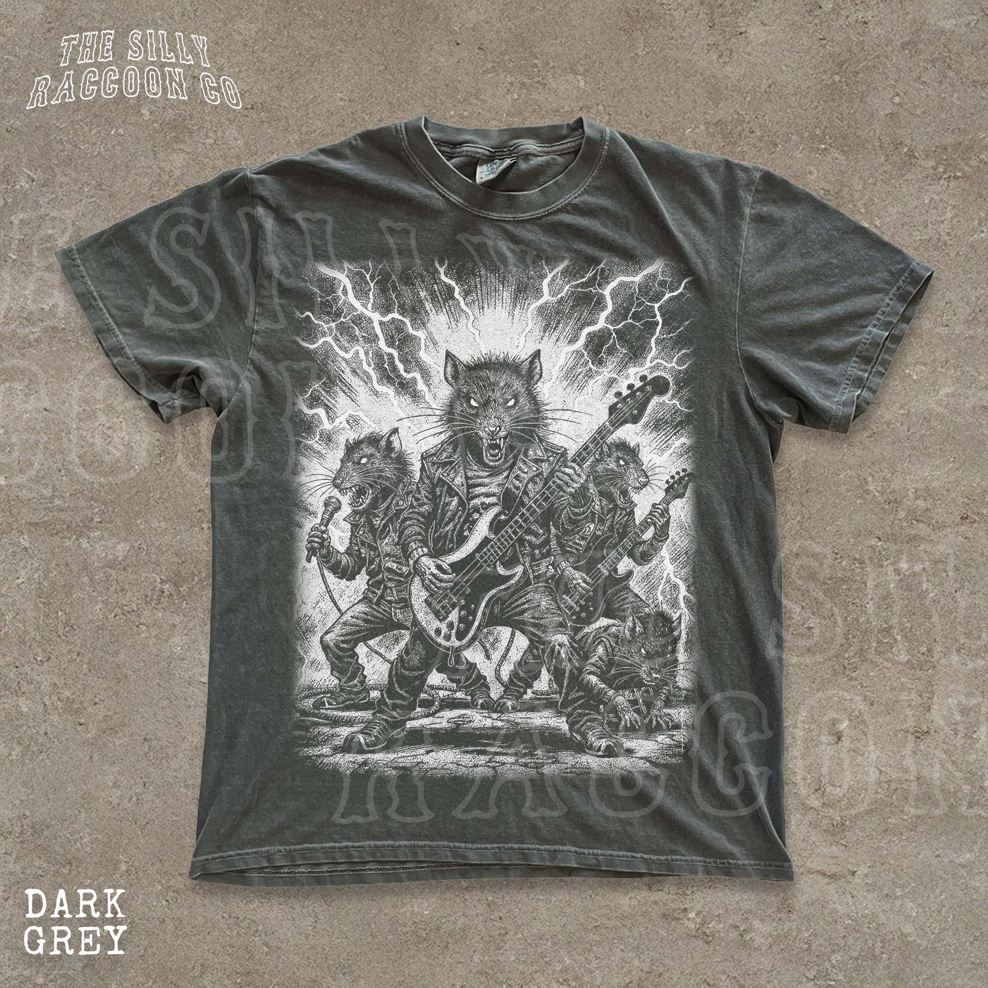 古着　バンドT ロックT RAT vintage Vintage Rats 80s Band Tee Punk Rock Shirt Funny Heavy Metal
