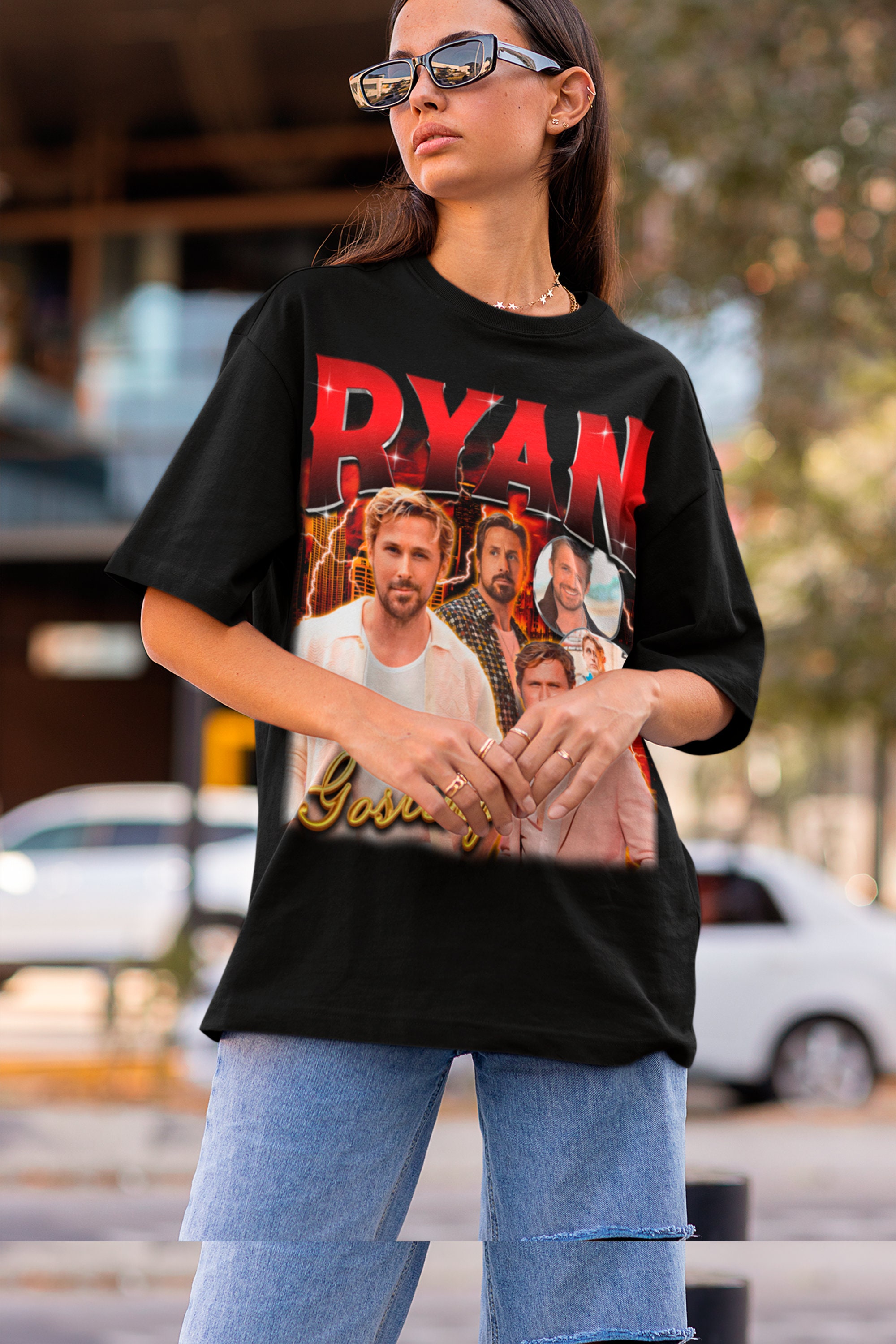 Ryan Gosling Vintage Bootleg Shirtryan Gosling Homage Tshirt