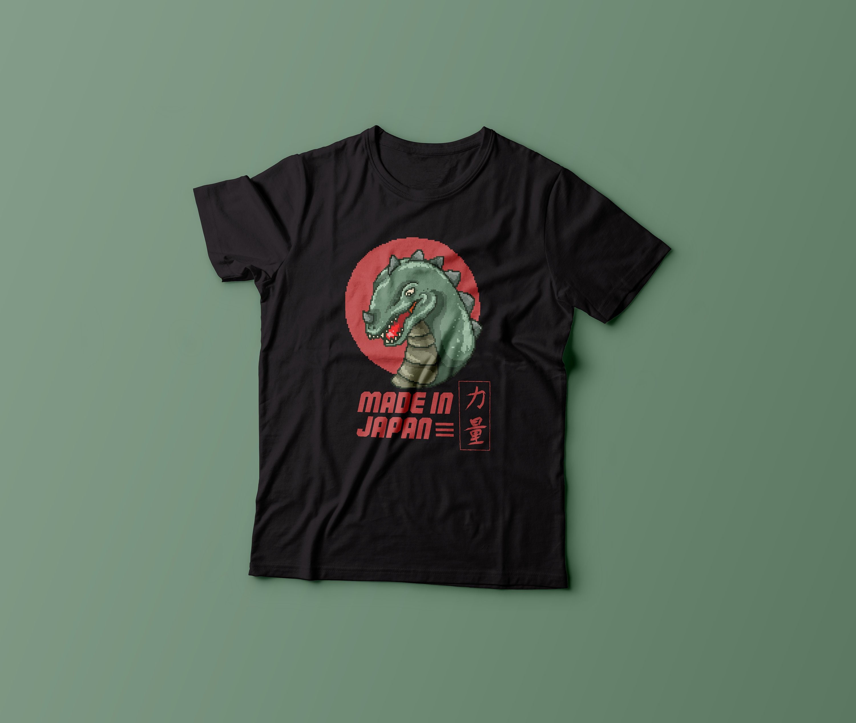 Rétro japonais Kaiju Graphic Tee Shirt pour hommes & femmes | Made in Japan pixels Anime Manga chemise | Vêtements esthétique Rétro japonais Kaiju Graphic Tee hommes Shirt pour hommes Tee & femmes | Made in Japan pixels Anime Manga chemise | Vêtements esthétique aeb025