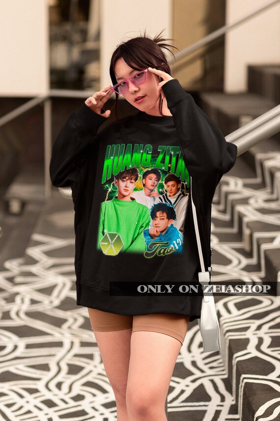 Exo Tao Bootleg Sweatshirt Exo Retro Hoodie Kpop Sweatshirt Kpop Merch Kpop Gift Exo L Sweater Etsy Canada