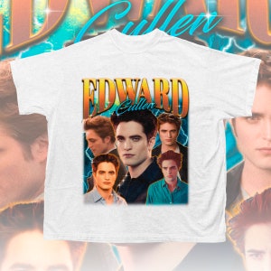 Edward Cullen Retro 90s Shirt Edward Cullen Sweatshirt Robert Pattinson T-shirt Edward Cullen Fan Gift Edward Cullen Merch image 3