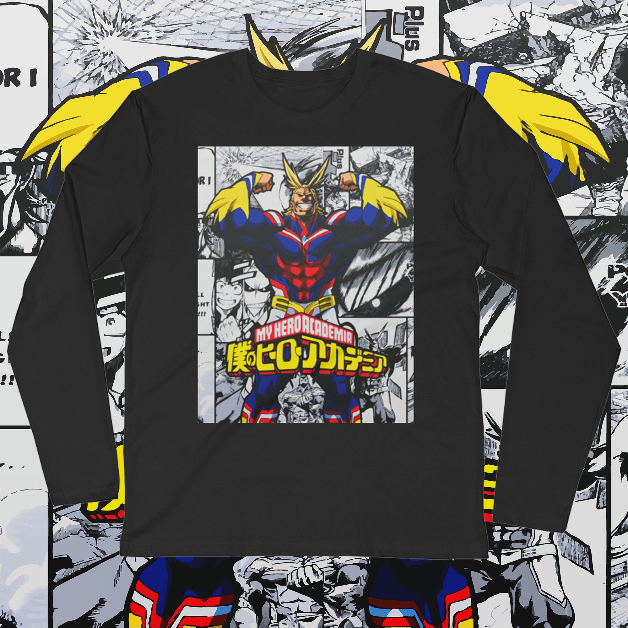 my hero academia long sleeve shirt