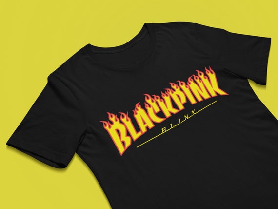 Blackpink Flame T Shirt Blackpink Shirt Kpop Merch Kpop Etsy Blackpink Flame T Shirt Blackpink Shirt Kpop Merch Kpop Etsy