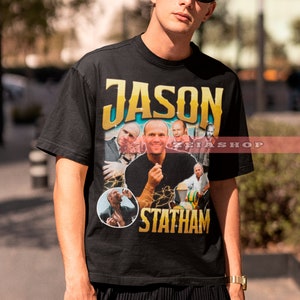 Jason Statham Retro 90er Jahre Shirt Jason Statham Merch Jason Statham Geschenk für Sie oder Ihn Jason Statham Sweatshirt Jason Statham Tee Bild 6