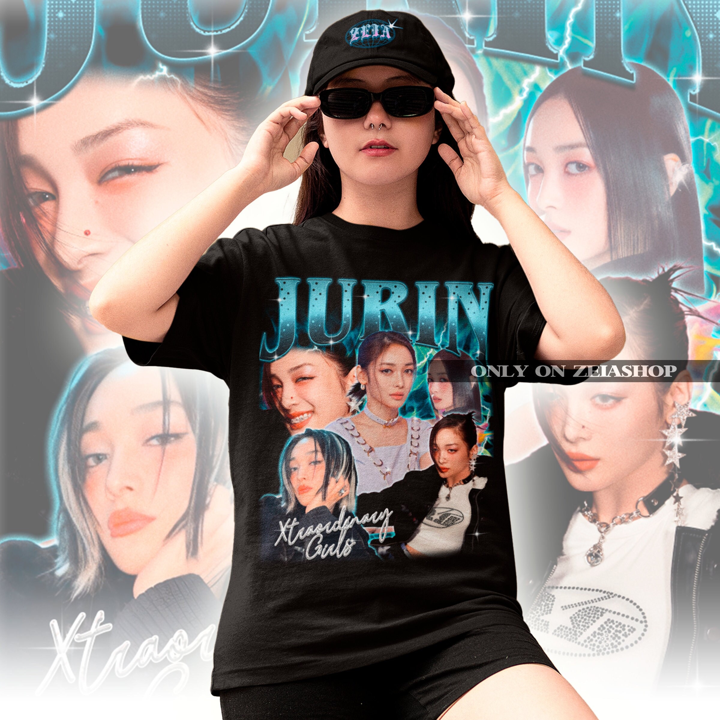 XG Jurin Bootleg 90s Tee - Xg Retro T-shirt - Kpop Merch - Kpop