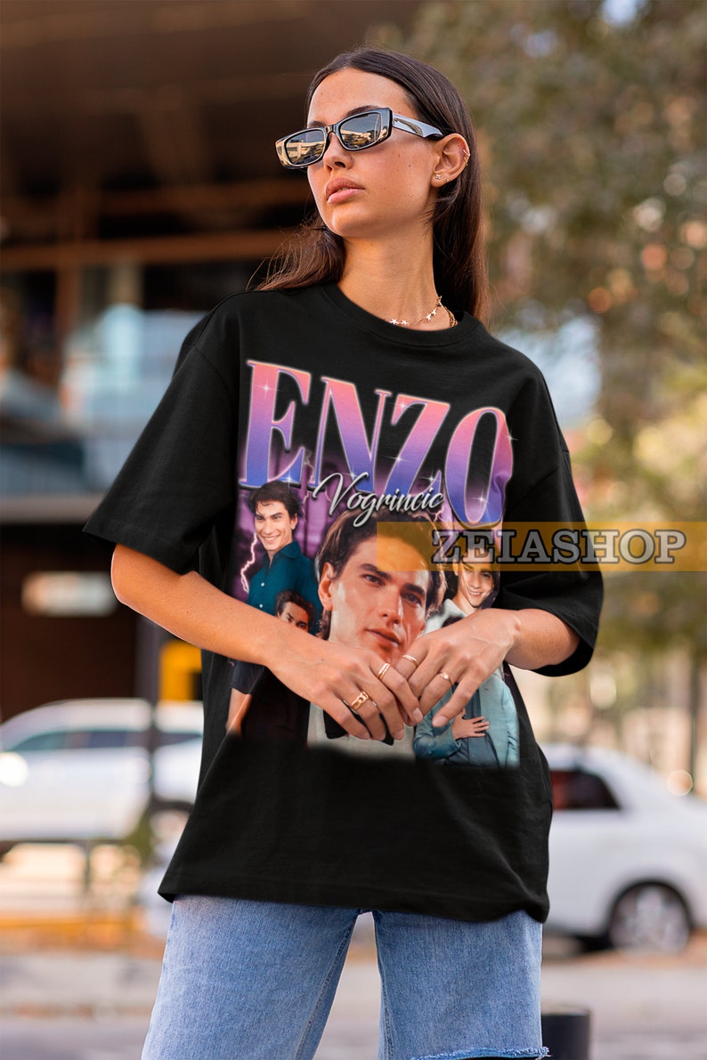 Chemise rétro des années 90 Enzo Vogrincic, sweat-shirt Enzo Vogrincic, merch des fans Enzo Vogrincic, cadeau Enzo Vogrincic, t-shirt Enzo Vogrincic image 5