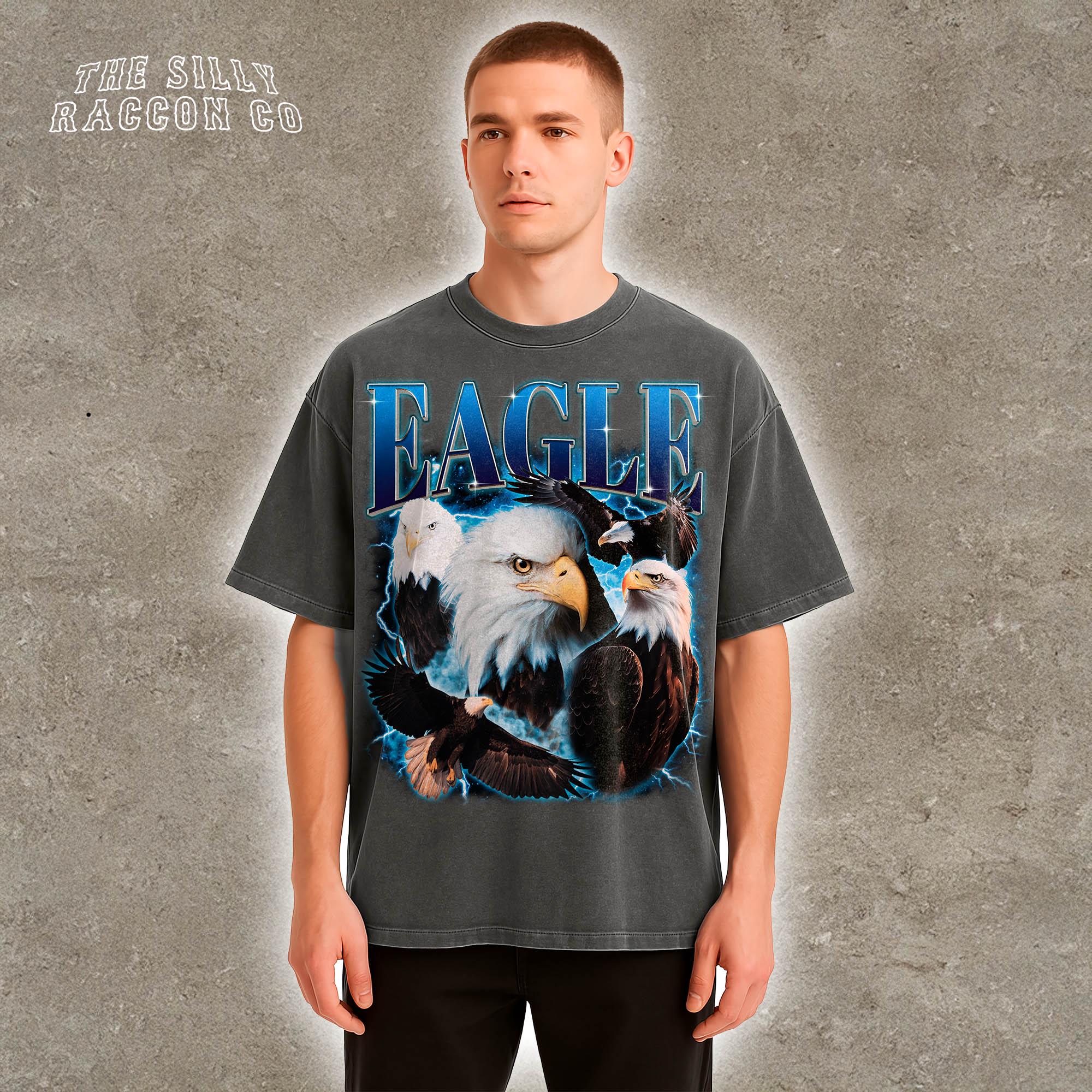 Vintage Eagle Graphic Shirt for Men Unisex, Patriotic American