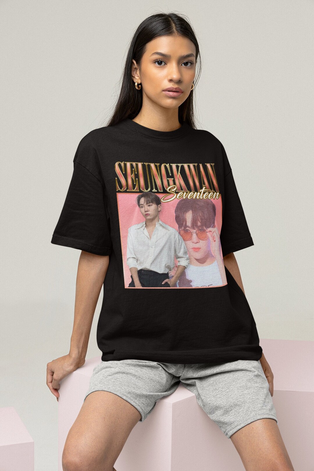Jungwon K-Pop Vintage Mesh Jersey | THE SIN VANISH 7th Mini Album Retro Shirt main image 1
