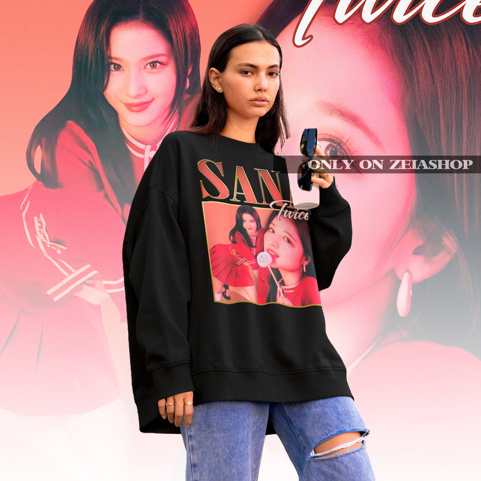 Twice sana clearance hoodie