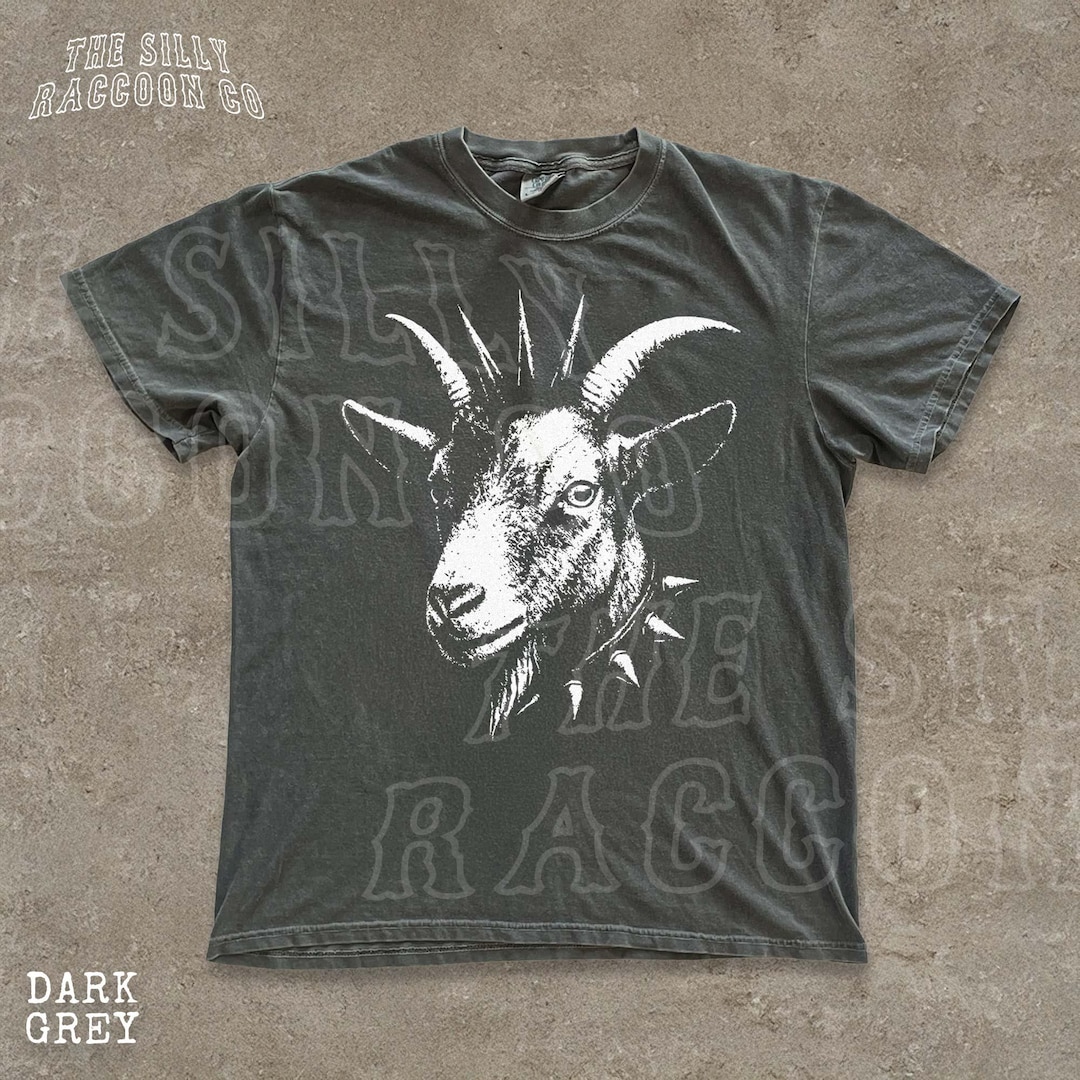 Goat Ripper Bandmerch Punk Rock Goat Shirt Alternative Clothing Vintage Goth Tee Heavy Metal ...