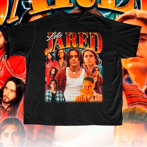 Retro Jared Leto Shirt Jared Leto Sweater Jared Leto Hoodie Jared Leto Fan Shirt Jared Leto Merch Jared Leto Homage image 3