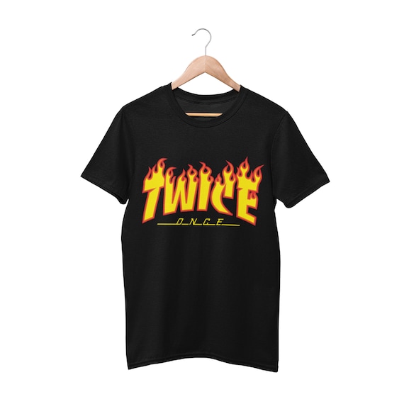 Off white cheap flame tee